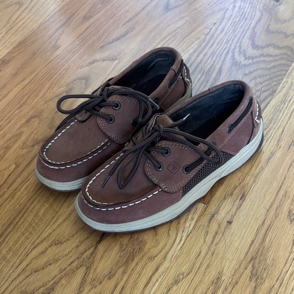Sperry Brown Kids Dress Shoes